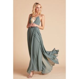 birdy grey maria convertible dress Little White Dress Matte Satin Size 1X